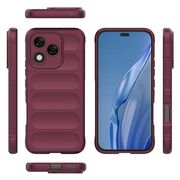Husa pentru  Honor 400 Lite Liquid Silicone, Microfibre Lining, Non-Slip Airbag Design, Bordeaux