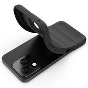 Husa pentru  Honor 400 Lite Liquid Silicone, Microfibre Lining, Non-Slip Airbag Design, Negru