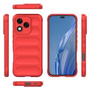 Husa pentru  Honor 400 Lite Liquid Silicone, Microfibre Lining, Non-Slip Airbag Design, Rosu