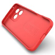 Husa pentru  Honor 400 Lite Liquid Silicone, Microfibre Lining, Non-Slip Airbag Design, Rosu