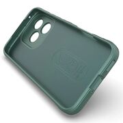 Husa pentru  Honor 400 Lite Liquid Silicone, Microfibre Lining, Non-Slip Airbag Design, Verde