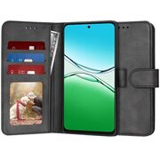 Husa pentru  Oppo A5 Pro 5G tip carte 360 Kickstand Portofel Multifunctional, Protectie Completa, Negru