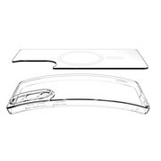 Husa pentru  Samsung Galaxy S25 Edge Spigen - Ultra Hybrid MagSafe - Clear