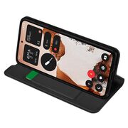 Husa pentru CMF Phone 2 Pro tip carte BookFlip, inchidere magnetica, Negru