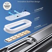 Husa premium pentru  iPhone 16 Pro Max compatibila MagSafe ESR - Classic Hybrid HaloLock - Negru mat