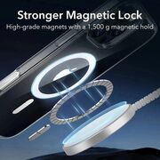 Husa premium pentru  iPhone 16 Pro Max compatibila MagSafe ESR - Classic Hybrid HaloLock - Negru mat