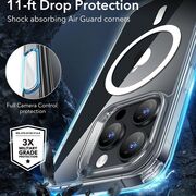 Husa premium pentru  iPhone 16 Pro Max compatibila MagSafe ESR - Classic Hybrid HaloLock - Transparent