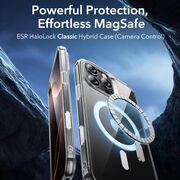 Husa premium pentru  iPhone 16 Pro compatibila MagSafe ESR - Classic Hybrid HaloLock - Negru mat