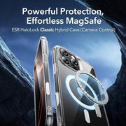 Husa premium pentru  iPhone 16 Pro compatibila MagSafe ESR - Classic Hybrid HaloLock - Transparent