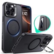 Husa premium pentru  iPhone 16 Pro compatibila MagSafe ESR - Classic Hybrid HaloLock Kickstand - Negru mat