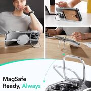 Husa premium pentru  iPhone 16 Pro compatibila MagSafe ESR - Classic Hybrid HaloLock Kickstand - Transparent