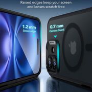 Husa premium pentru  iPhone 16 compatibila MagSafe ESR - Classic Hybrid HaloLock - Negru mat