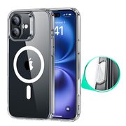 Husa premium pentru  iPhone 16 compatibila MagSafe ESR - Classic Hybrid HaloLock - Transparent
