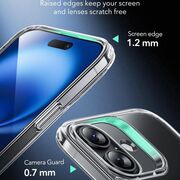 Husa premium pentru  iPhone 16 compatibila MagSafe ESR - Classic Hybrid HaloLock - Transparent