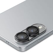 Set 2 x Folie sticla lentile foto pentru  Samsung Galaxy S25 Edge Spigen - Optik.tR EZ Fit Pro Camera Glass - negru