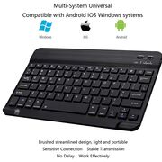 Tastatura Wireless Bluetooth pentru tablete, telefoane, PC, MAC, Android, Windows, iOS/MAC, negru