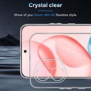 Husa pentru  Honor 400, Anti-Shock 1.5mm, cu protectie lentile, Transparent