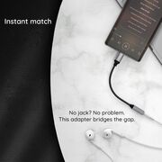 Adaptor Jack, USB-C, Plug&Play, 0.1m (set 2) - Techsuit FuseXound (AC12) - Gri