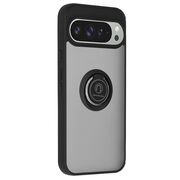 Husa de protectie pentru  Google Pixel 9 Pro XL premium cu inel stand rotativ, suport magnetic si bumper anti-alunecare - Negru