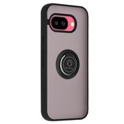 Husa de protectie pentru  Google Pixel 9A premium cu inel stand rotativ, suport magnetic si bumper anti-alunecare - Negru