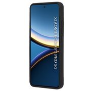 Husa de protectie pentru  Poco F7 Pro premium cu inel stand rotativ, suport magnetic si bumper anti-alunecare - Negru
