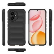 Husa pentru  Honor 400 Liquid Silicone, Microfibre Lining, Non-Slip Airbag Design, Negru
