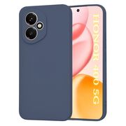 Husa pentru  Honor 400 Liquid Silicone, subțire, captusita cu microfibra, anti amprentă, protectie cameră foto, Albastru