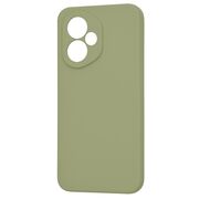 Husa pentru  Honor 400 Liquid Silicone, subțire, captusita cu microfibra, anti amprentă, protectie cameră foto, Verde