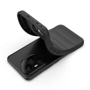 Husa pentru  Honor 400 Pro Liquid Silicone, Microfibre Lining, Non-Slip Airbag Design, Negru