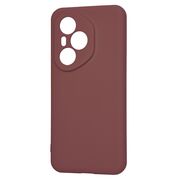 Husa pentru  Honor 400 Pro Liquid Silicone, subțire, captusita cu microfibra, anti amprentă, protectie cameră foto, Bordeaux