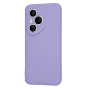 Husa pentru  Honor 400 Pro Liquid Silicone, subțire, captusita cu microfibra, anti amprentă, protectie cameră foto, Lavanda
