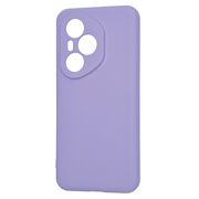 Husa pentru  Honor 400 Pro Liquid Silicone, subțire, captusita cu microfibra, anti amprentă, protectie cameră foto, Lavanda