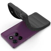 Husa pentru  Motorola Edge 60 Pro Liquid Silicone, Microfibre Lining, Non-Slip Airbag Design, Negru royal