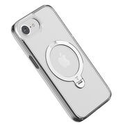 Husa pentru iPhone 16e - Torras Ostand Spin MagSafe Series - Clear