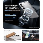 Husa pentru Samsung Galaxy S25 Plus - Torras Ostand Spin MagSafe Series - Clear