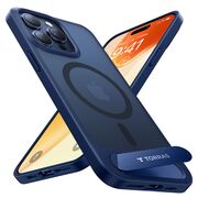 Husa pentru iPhone 15 Pro - Torras Pstand MagSafe - Navy Blue