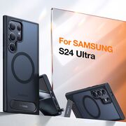 Husa pentru Samsung Galaxy S24 Ultra - Torras Pstand MagSafe - Black