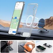 Husa pentru Samsung Galaxy S25 Plus - Torras Pstand MagSafe - Clear