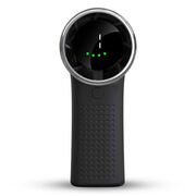 Ventilator Portabil de Mana cu Afisaj LED, 5 Trepte de Viteza, Reincarcabil USB-C, 3600mAh, Compact și Puternic - gri