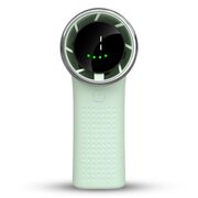 Ventilator Portabil de Mana cu Afisaj LED, 5 Trepte de Viteza, Reincarcabil USB-C, 3600mAh, Compact și Puternic - verde
