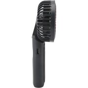 Ventilator portabil de Buzunar cu LED Digital, 6 Trepte de Răcorire și Baterie de Lungă Durată 5000 mAh, reincarcabil – Confort Maxim la Fiecare Pas - Negru