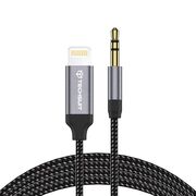 Adaptor Jack, iPhone, 1.5m - Techsuit SoundShell (AC10) - Gray