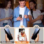 Folie pentru iPhone 15 Pro - Torras GlassGo Epic Privacy - Black