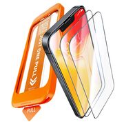 Folie pentru iPhone 16e (set 2) - Torras GlassGo Install Master - Clear