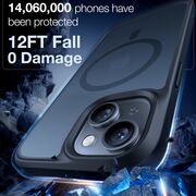 Husa pentru iPhone 15 - Torras Guardian Magnetic Series - Negru