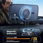 Husa pentru iPhone 16 Plus - Torras Guardian Magnetic Series - Negru