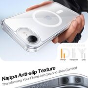 Husa pentru iPhone 16e - Torras Guardian Magnetic Series - Clear