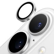 Folie Camera pentru iPhone 16 / iPhone 16 Plus - Torras Lensguard Camera Protector - Titanium Grey