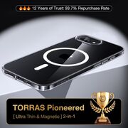 Husa pentru iPhone 16e - Torras OriginFit-Mag Series - Clear