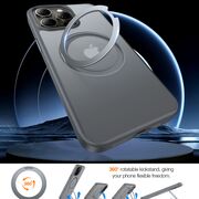 Husa pentru iPhone 15 Pro - Torras Ostand Pro MagSafe Series - Titanium Grey